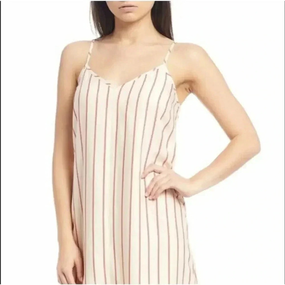 GIANNI BINI Abi Striped Slip Dress Adjustable Spaghetti Strap Size XS, NWT - Picture 1 of 9